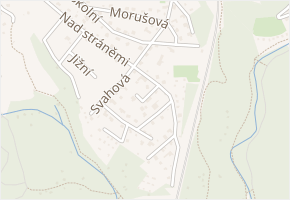 Slepá v obci Senohraby - mapa ulice