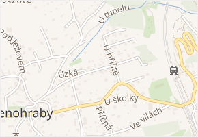 Sokolská v obci Senohraby - mapa ulice
