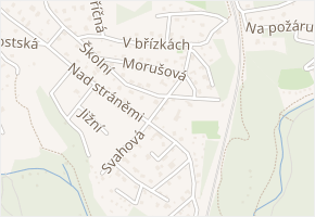 Svahová v obci Senohraby - mapa ulice