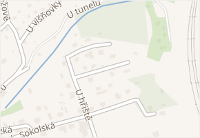 U ozdravovny v obci Senohraby - mapa ulice