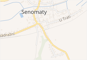Hostokryjská v obci Senomaty - mapa ulice