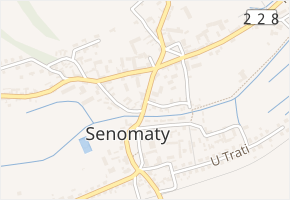 Kloučkova v obci Senomaty - mapa ulice