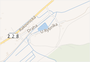 U Rybníka v obci Senomaty - mapa ulice