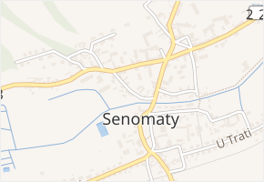 V Chaloupkách v obci Senomaty - mapa ulice