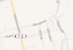 Okrajová v obci Šenov - mapa ulice