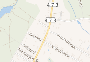 Petřvaldská v obci Šenov - mapa ulice