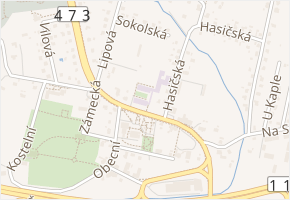 Školní v obci Šenov - mapa ulice