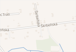 Škrbeňská v obci Šenov - mapa ulice