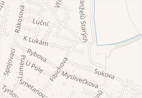 K Lukám v obci Šestajovice - mapa ulice