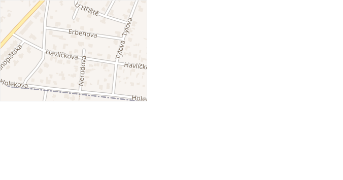 Martinů v obci Šestajovice - mapa ulice