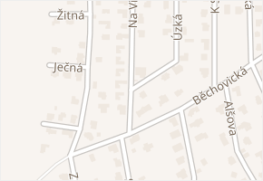 Na Viničkách v obci Šestajovice - mapa ulice