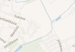 Škroupova v obci Šestajovice - mapa ulice