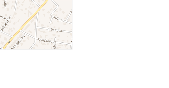 V Oříškách v obci Šestajovice - mapa ulice