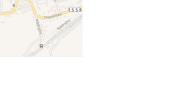 Nádražní v obci Ševětín - mapa ulice