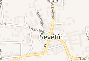 Ševětín v obci Ševětín - mapa ulice
