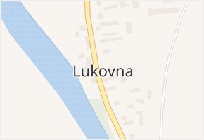 Lukovna v obci Sezemice - mapa části obce