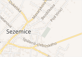 Na Jízdárně v obci Sezemice - mapa ulice