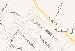 Spojovací v obci Sezemice - mapa ulice