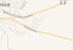 Větrná v obci Sezemice - mapa ulice