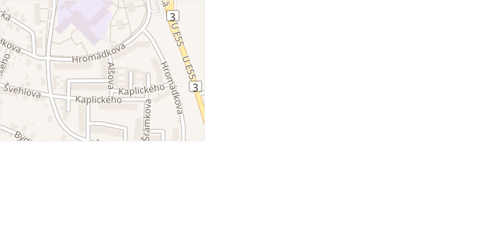 Alšova v obci Sezimovo Ústí - mapa ulice