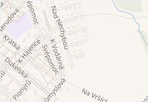 Chrpová v obci Sezimovo Ústí - mapa ulice