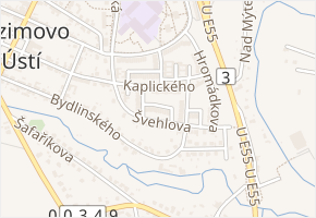 Kollárova v obci Sezimovo Ústí - mapa ulice