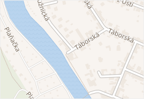 Lužnická v obci Sezimovo Ústí - mapa ulice