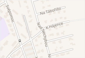 Nad Nechybou v obci Sezimovo Ústí - mapa ulice
