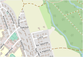 Nad Včelínem v obci Sezimovo Ústí - mapa ulice
