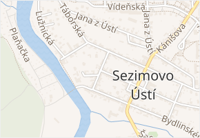Prokopa Holého v obci Sezimovo Ústí - mapa ulice