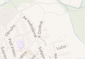 Zvonková v obci Sezimovo Ústí - mapa ulice