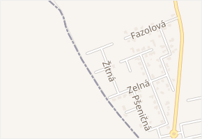 Ječná v obci Sibřina - mapa ulice