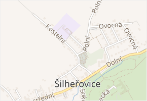 Kostelní v obci Šilheřovice - mapa ulice