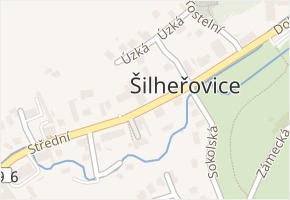 Šilheřovice v obci Šilheřovice - mapa části obce