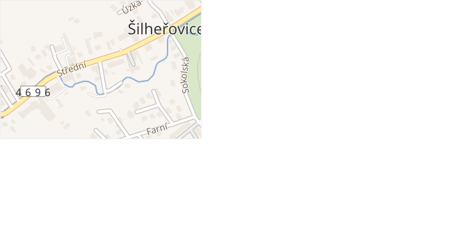 Studená v obci Šilheřovice - mapa ulice