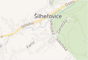 Za Farou v obci Šilheřovice - mapa ulice