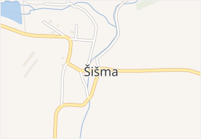 Šišma v obci Šišma - mapa části obce