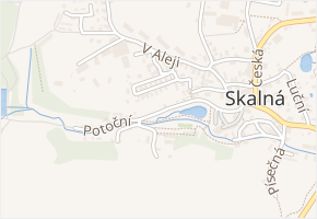 Potoční v obci Skalná - mapa ulice