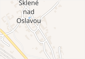 Sklené nad Oslavou v obci Sklené nad Oslavou - mapa části obce