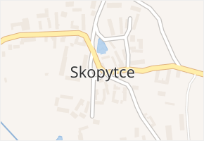 Skopytce v obci Skopytce - mapa části obce