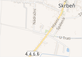 Lipová v obci Skrbeň - mapa ulice