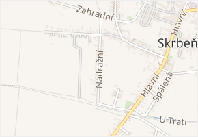Nádražní v obci Skrbeň - mapa ulice