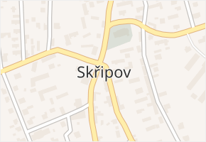 Skřipov v obci Skřipov - mapa části obce