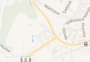 Melicharova v obci Skuteč - mapa ulice