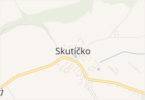 Skutíčko v obci Skuteč - mapa části obce