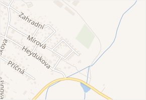 Terezy Novákové v obci Skuteč - mapa ulice