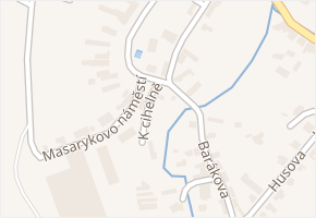K cihelně v obci Škvorec - mapa ulice