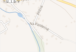 Na Pazderně v obci Škvorec - mapa ulice