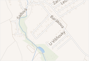 Nad Rybníkem v obci Škvorec - mapa ulice