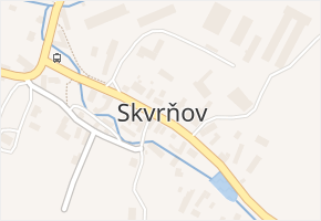 Skvrňov v obci Skvrňov - mapa části obce